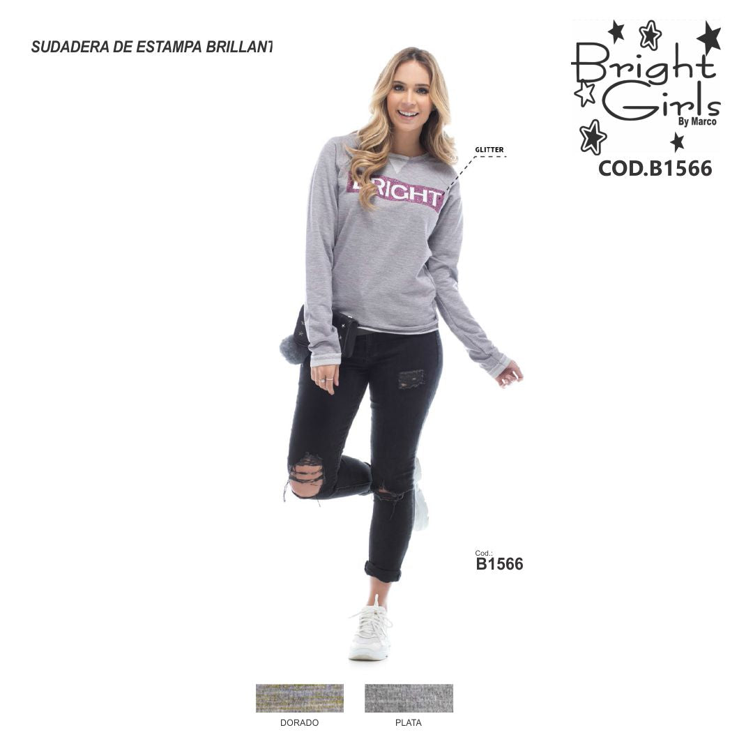 SUDADERA CON ESTAMPA