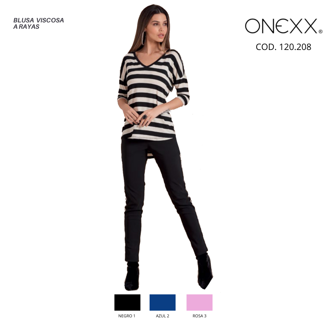 BLUSA A RAYAS