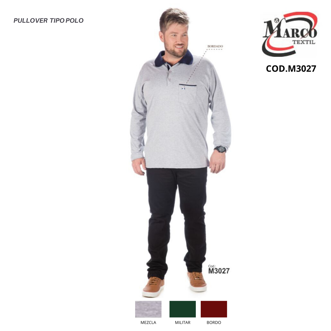 PULLOVER TIPO POLO