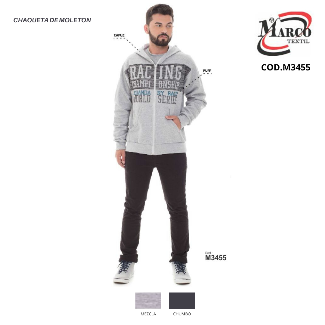 CHAQUETA DE MOLETON