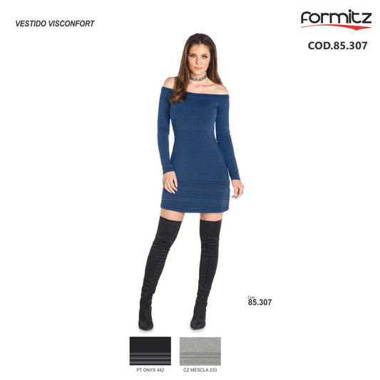 VESTIDO VISCONFORT