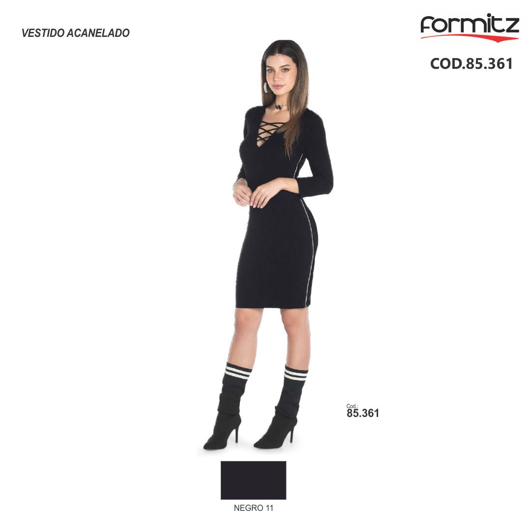 VESTIDO ESCOTE V