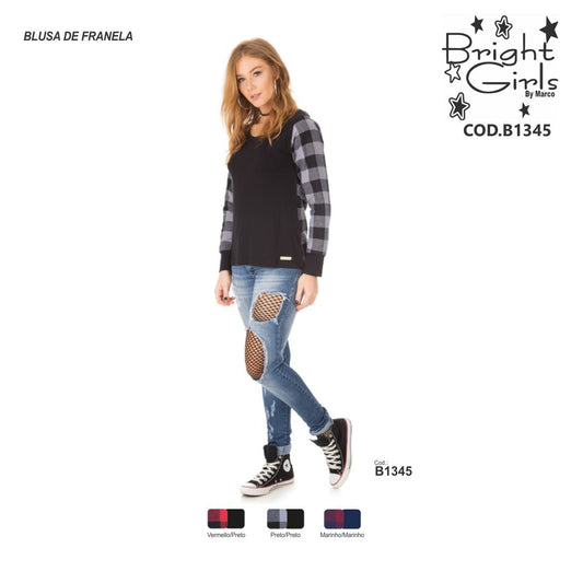 BLUSA DE FRANELA