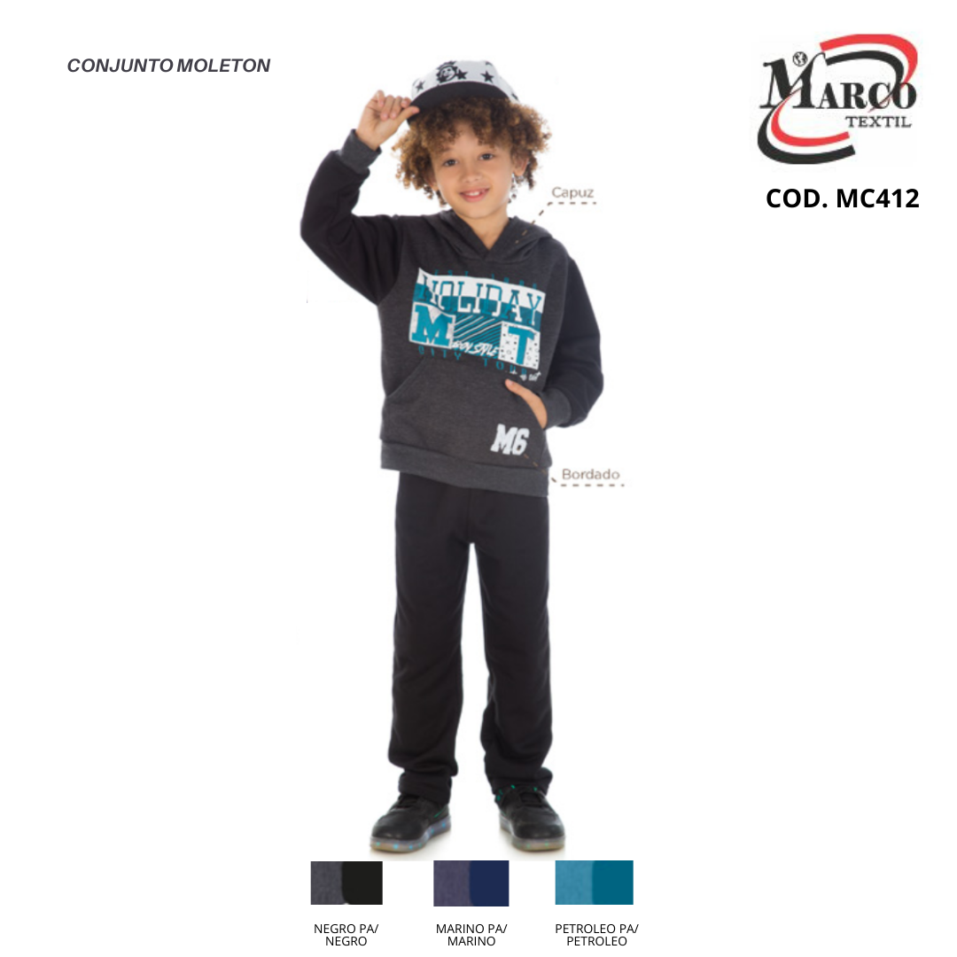 CONJUNTO DE MOLETON