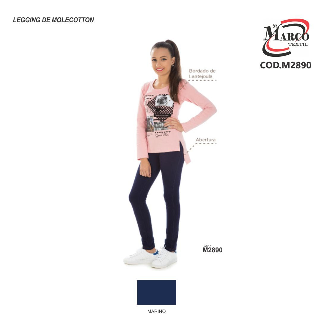 LEGGING DE MOLECOTON